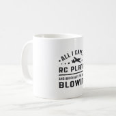 RC飛行機航空機パイロットすべて気にIはRC飛行機 コーヒーマグカップ (正面左)