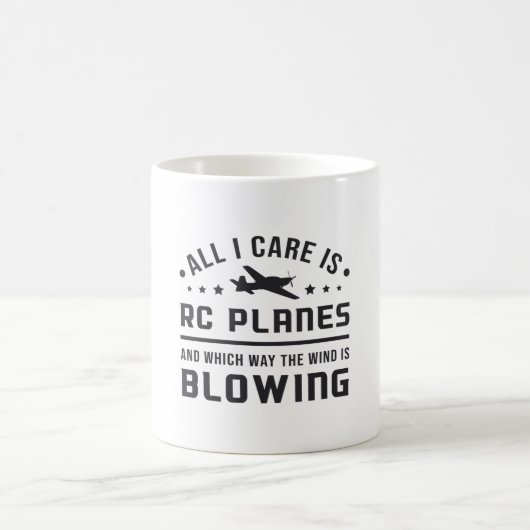 RC飛行機航空機パイロットすべて気にIはRC飛行機 コーヒーマグカップ (中央)