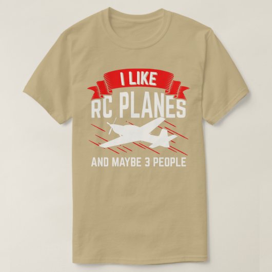 RC飛行機遠隔無線制御制御ギフト2 Tシャツ (デザイン正面)