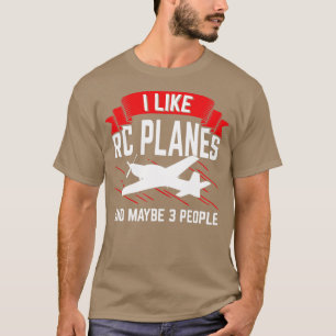 RC飛行機遠隔無線制御制御ギフト2 Tシャツ