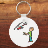 RC Helicopter Flying キーホルダー (裏面)