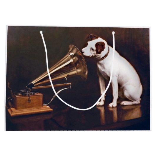 RCAビクタードッグ抱き枕 ラージペーパーバッグ (裏面)