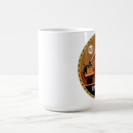 RCA彼のマスターズの声記号 コーヒーマグカップ (中央)