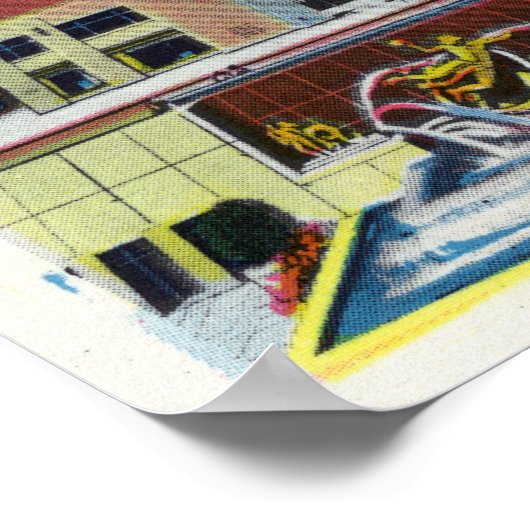 RCA Bldg,ロックフェラーセンターの外観 ポスター (角)