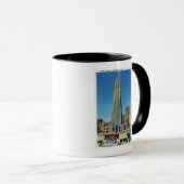 RCA Bldg，ロックフェラーセンターの外観 マグカップ (正面右)