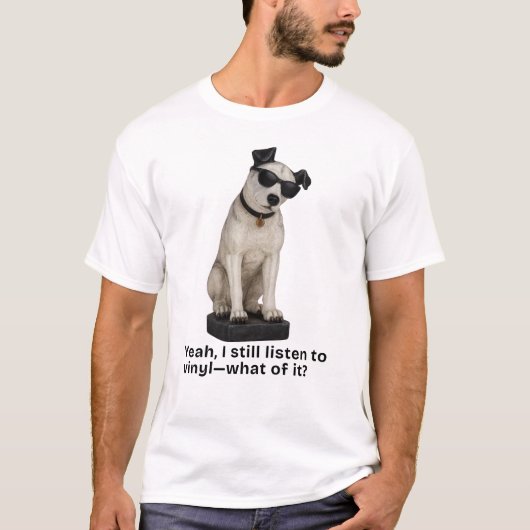 RCA Victor Dog with Shadesをニッパー Tシャツ (正面)