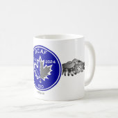 RCAF 100ヴィンテージグレーロゴマグ コーヒーマグカップ (正面右)