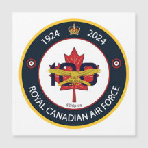 RCAF 100角形マグネット