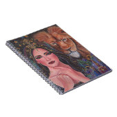 Rce女神ストレッチキャンバスプリントby Renee ノートブック (右側)