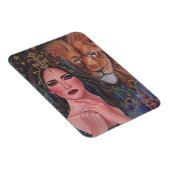 Rce女神ストレッチキャンバスプリントby Renee マグネット (右側)