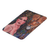 Rce女神ストレッチキャンバスプリントby Renee マグネット (左側)