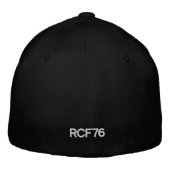 RCF76ベースボールキャップ 刺繍入りキャップ (裏面)