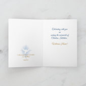 RCIAのお祝いのカトリック教の秘跡の記号 カード (内部)