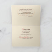 RCIAのお祝い、カトリック教徒、赤い蝋燭 カード (内部)