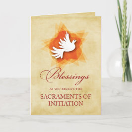 RCIAの確認とCCのお祝い カード