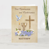 RCIAの祝賀会と確認 カード (正面)