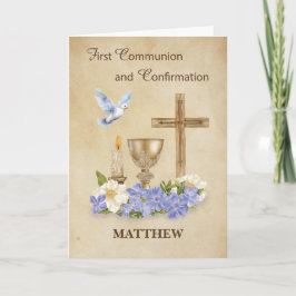 RCIAの祝賀会と確認 カード