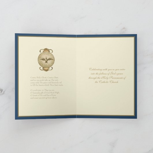 RCIAカトリック教会への入会バプテスマ シーズンカード (内部)