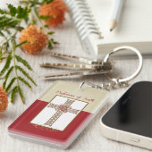 RCIA恵みの信仰告白のパーソナライズ キーホルダー (正面右)