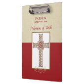 RCIA恵みの信仰告白のパーソナライズ クリップボード (左)