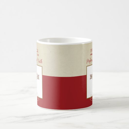 RCIA恵みの信仰告白のパーソナライズ コーヒーマグカップ (中央)