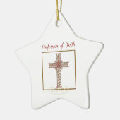 RCIA恵みの信仰告白のパーソナライズ セラミックオーナメント (左)