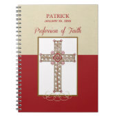 RCIA恵みの信仰告白のパーソナライズ ノートブック (正面)