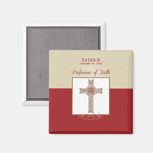RCIA恵みの信仰告白のパーソナライズ マグネット (正面/裏面)