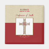 RCIA恵みの信仰告白のパーソナライズ マグネット (正面)