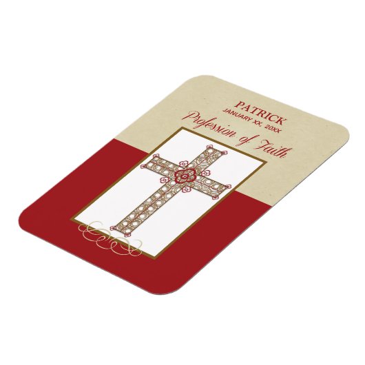 RCIA恵みの信仰告白のパーソナライズ マグネット (左側)