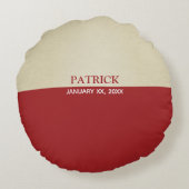 RCIA恵みの信仰告白のパーソナライズ ラウンドクッション (裏面)