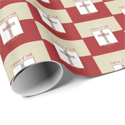 RCIA恵みの信仰告白のパーソナライズ ラッピングペーパー (ロールコーナー)