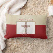 RCIA恵みの信仰告白のパーソナライズ ランバークッション (ブランケット)