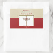 RCIA恵みの信仰告白のパーソナライズ 長方形シール (バッグ)