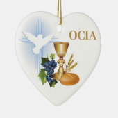 RCIA Congratulations Catholic Sacrament Symbols セラミックオーナメント (右)