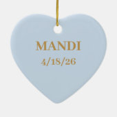 RCIA Congratulations Catholic Sacrament Symbols セラミックオーナメント (裏面)