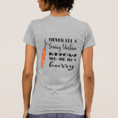 RCMQGのロゴのワイシャツ--決してミシンに知らせないで下さい Tシャツ (裏面)