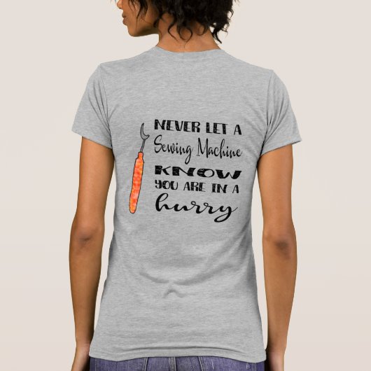 RCMQGのロゴのワイシャツ--決してミシンに知らせないで下さい Tシャツ (裏面)