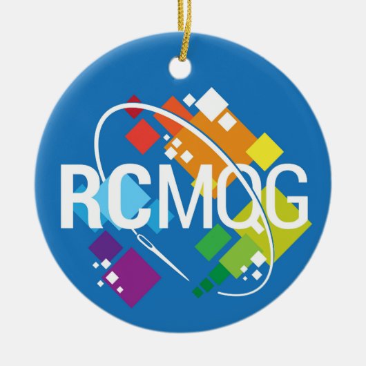 RCMQGロゴオーナメント セラミックオーナメント (正面)