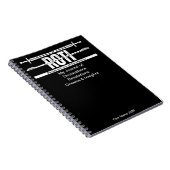 RCTI 2025スピリチュアル戦ジャーナル（黒） ノートブック (右側)