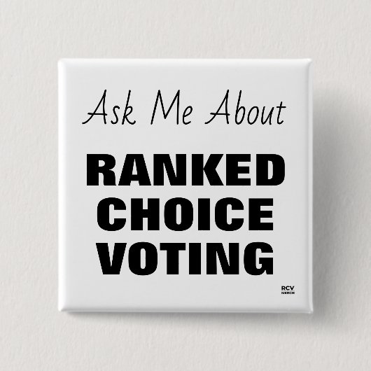 RCV頼に関する情報ボタン 缶バッジ (正面)