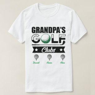 RDじパーソナライズされたいちゃんのゴルフクラブ Tシャツ
