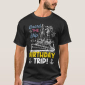 RDクルーズトリップバケーションギフト誕生日クルーズ Tシャツ (正面)