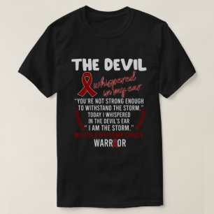 RDザデビル多発骨髄腫がん認識度SU Tシャツ