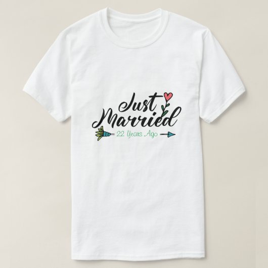 RDパーソナライズされたの記念結婚カップルギフト  Tシャツ (デザイン正面)