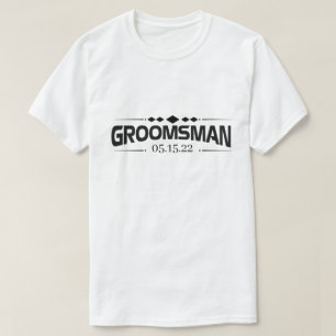 RDパーソナライズされたバチュラーパーティシャツ、Groomsman Tシャツ