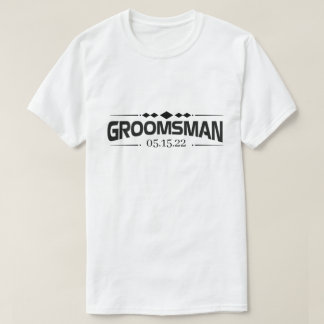 RDパーソナライズされたバチュラーパーティシャツ、Groomsman Tシャツ