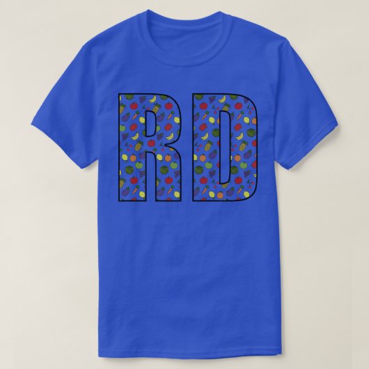 RDビーガンベジタリアン栄養士 Tシャツ (デザイン正面)