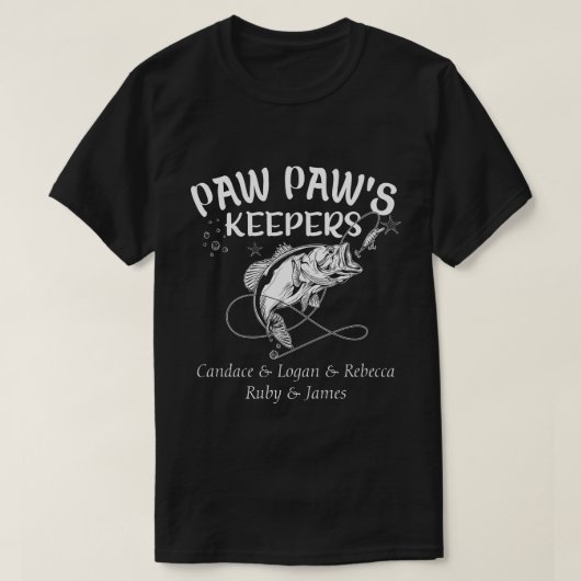 RDポパーソナライズされたーポーズキーパーズ魚釣りシャツ  Tシャツ (デザイン正面)