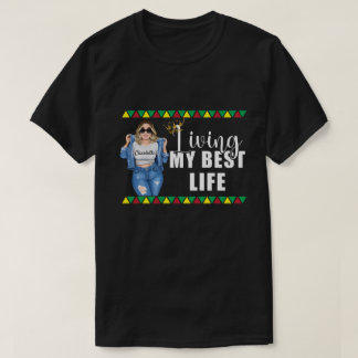 RDリビパーソナライズされたングマイ最高のライフ Tシャツ